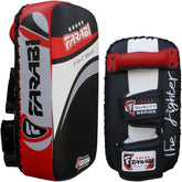 Farabi Thai pad FT1 Genuine Leather Fighter Muay Thai Kick pad MMA Boxing pad